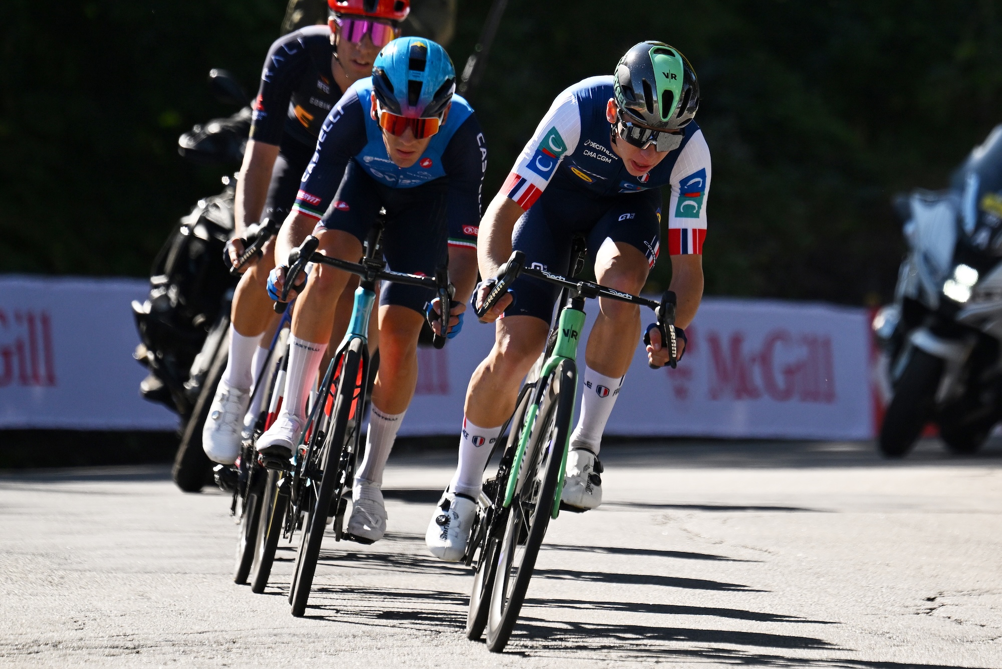  Aubin Sparfel racing at the UCI Road World Championships 2026 Montreal