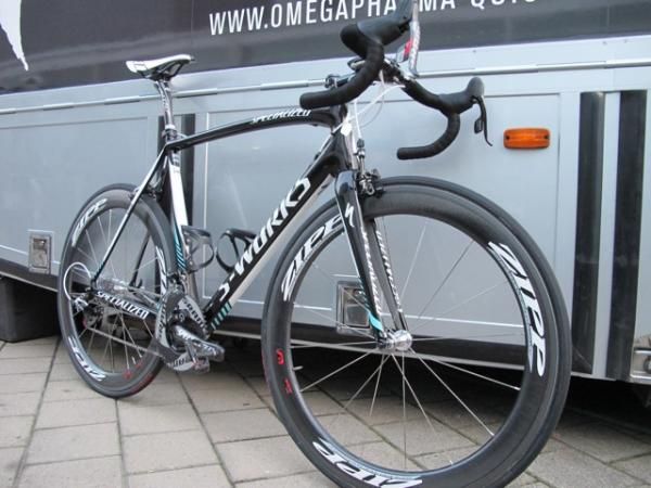 Tom Boonen (Omega Pharma-Quick Step) has already found early season success aboard his new Specialized S-Works Tarmac SL4.