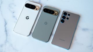 Comparing the designs of the Google Pixel 10 Pro and the Samsung Galaxy S25 Ultra