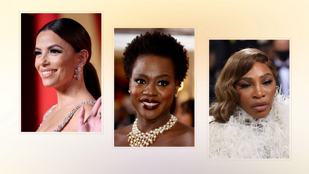 L-R: eva longoria, viola davis and serena williams