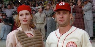Geena Davis and Tom Hanks in A League of Their Own