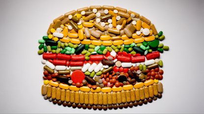 Colored Pills Burger