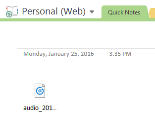 onenote voice windows recording