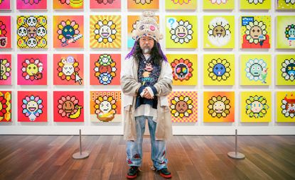 Takashi Murakami and brightly coloured works 