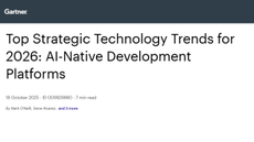 Gartner Top Strategic Technology Trends for 2026: AI-Native Development Platforms