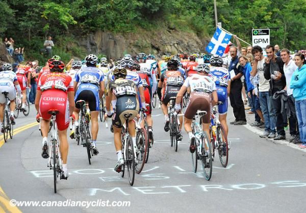 The climb up Ch. Camilien-Houde to the top of Mont Royal.