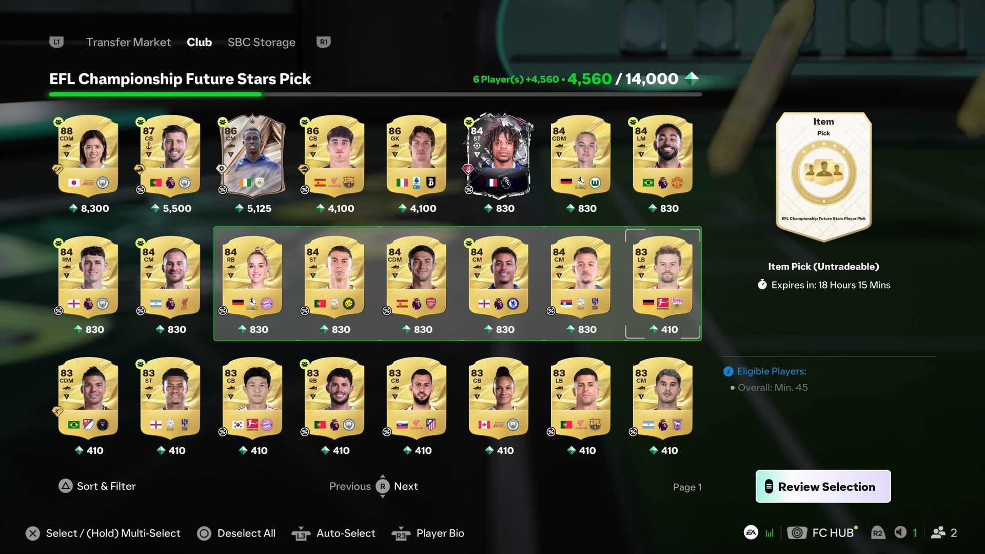 Screenshots from EA Sports FC 27