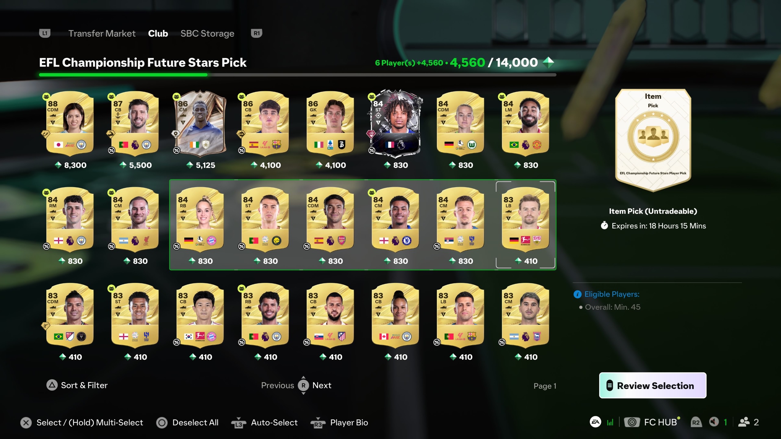 Screenshots from EA Sports FC 27
