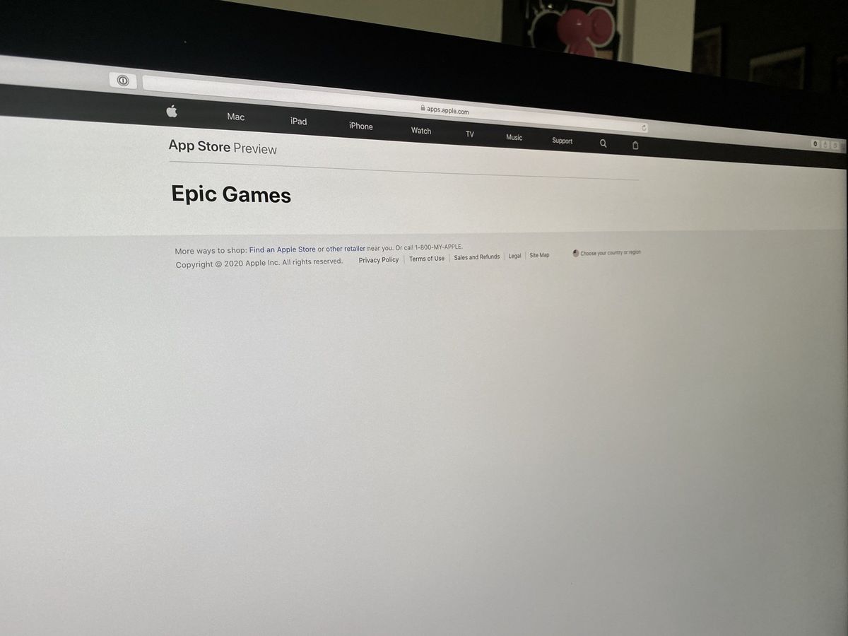 Apple Terminates Epic Games' App Store Account