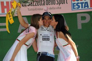 Richie Porte (Saxo Bank) may have surrendered the pink jersey today, but the Australian still leads the young rider classification.
