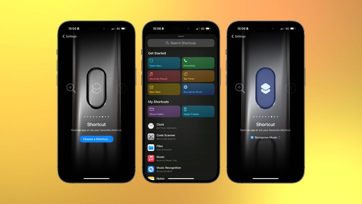 iphone 15 action button menu shortcut