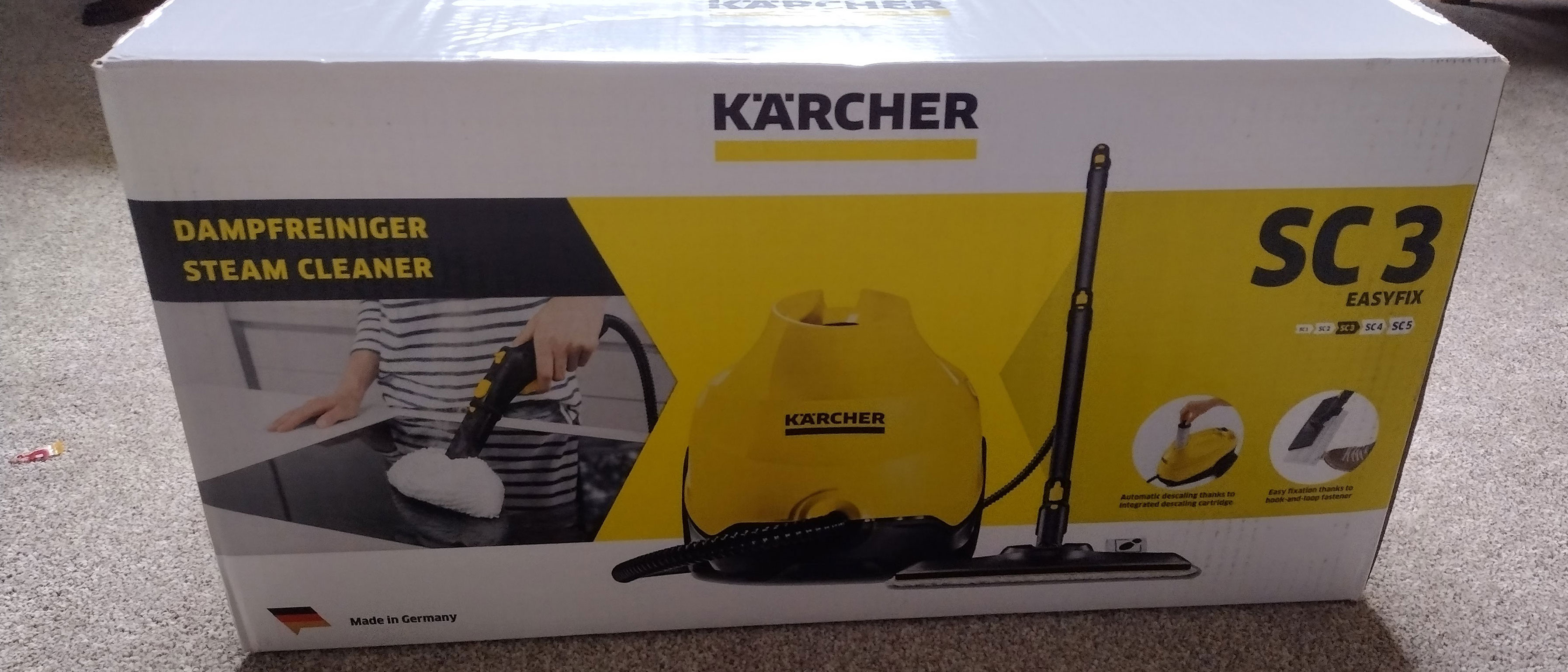 Karcher SC3 EasyFix steam cleaner review