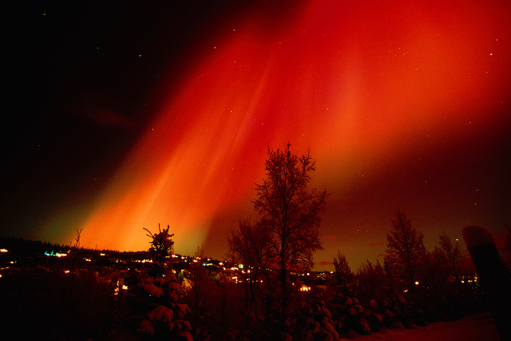 red aurora