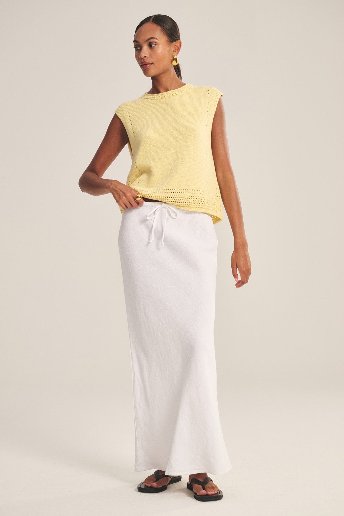 Beka Heavy Linen Skirt