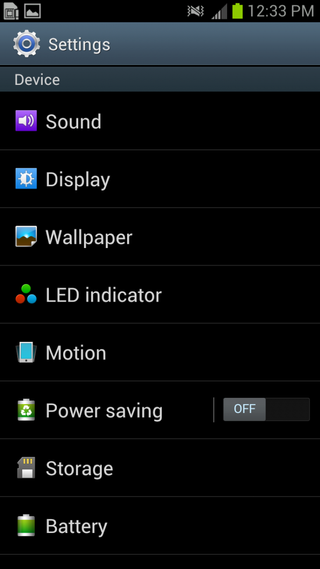 settings app