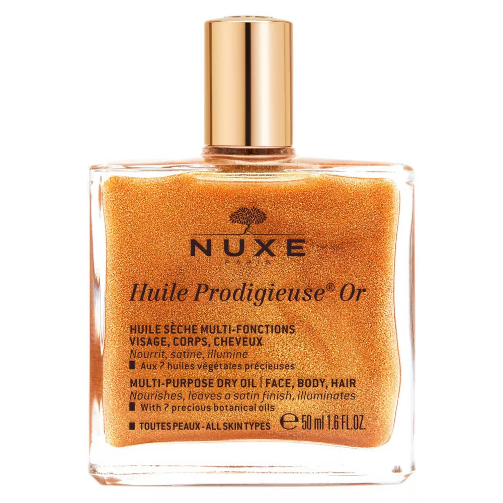 Nuxe Huile Prodigieuse&amp;reg; or Shimmering Multi-Purpose Dry Oil for Face, Body and Hair 50ml