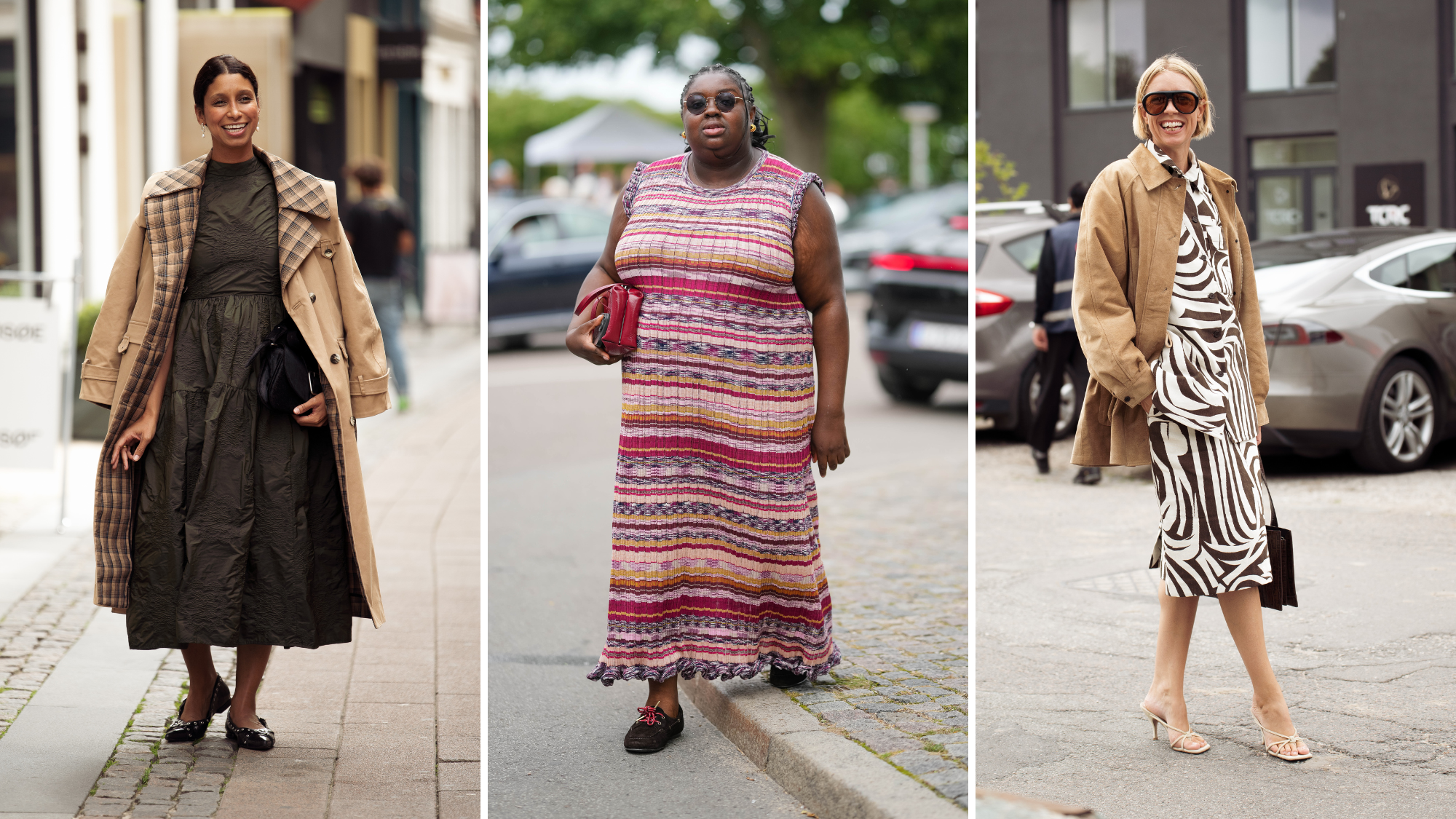 summer work dresses street style x 3 images