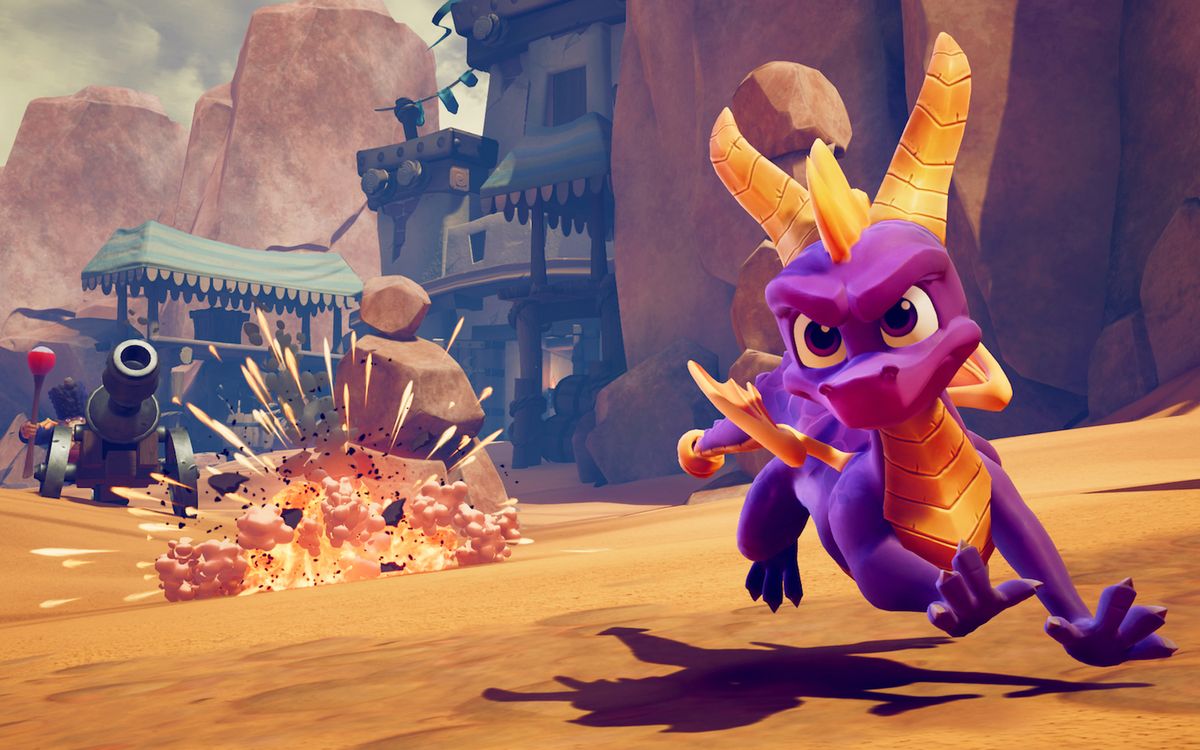 how to unfreeze all the dragons in townspuare in the new spyro game