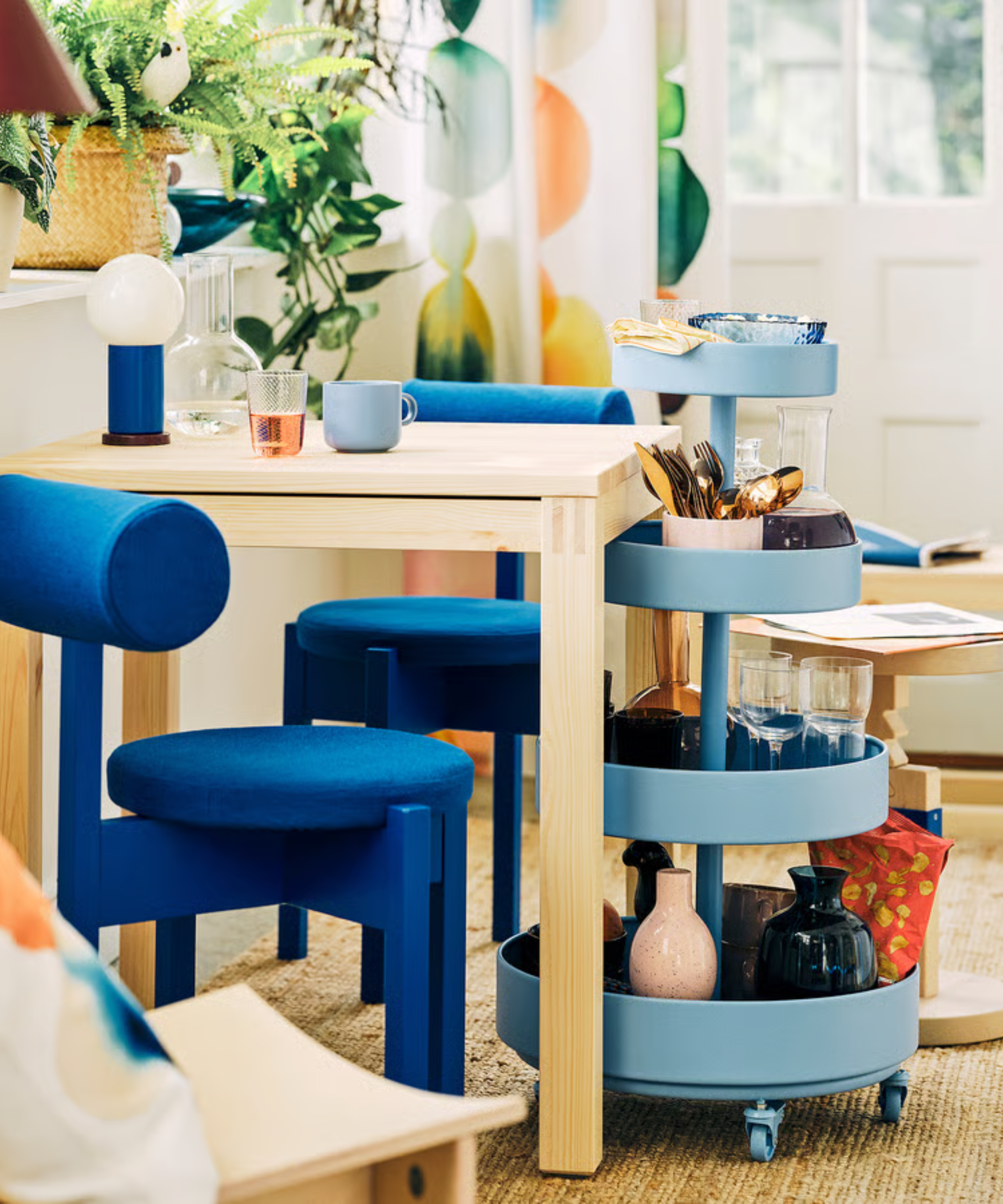 a utility cart from IKEA's PS collection
