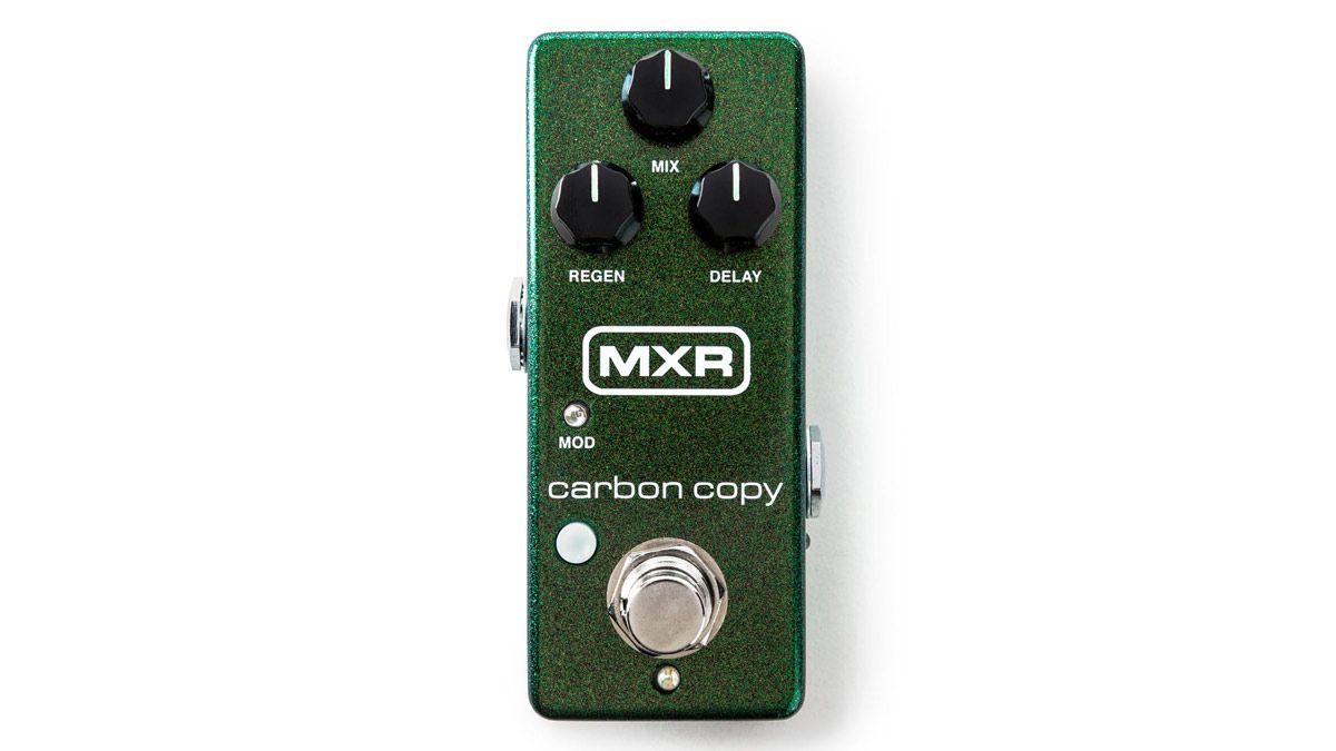 Analog delay fans, rejoice: MXR has made a Carbon Copy Mini
