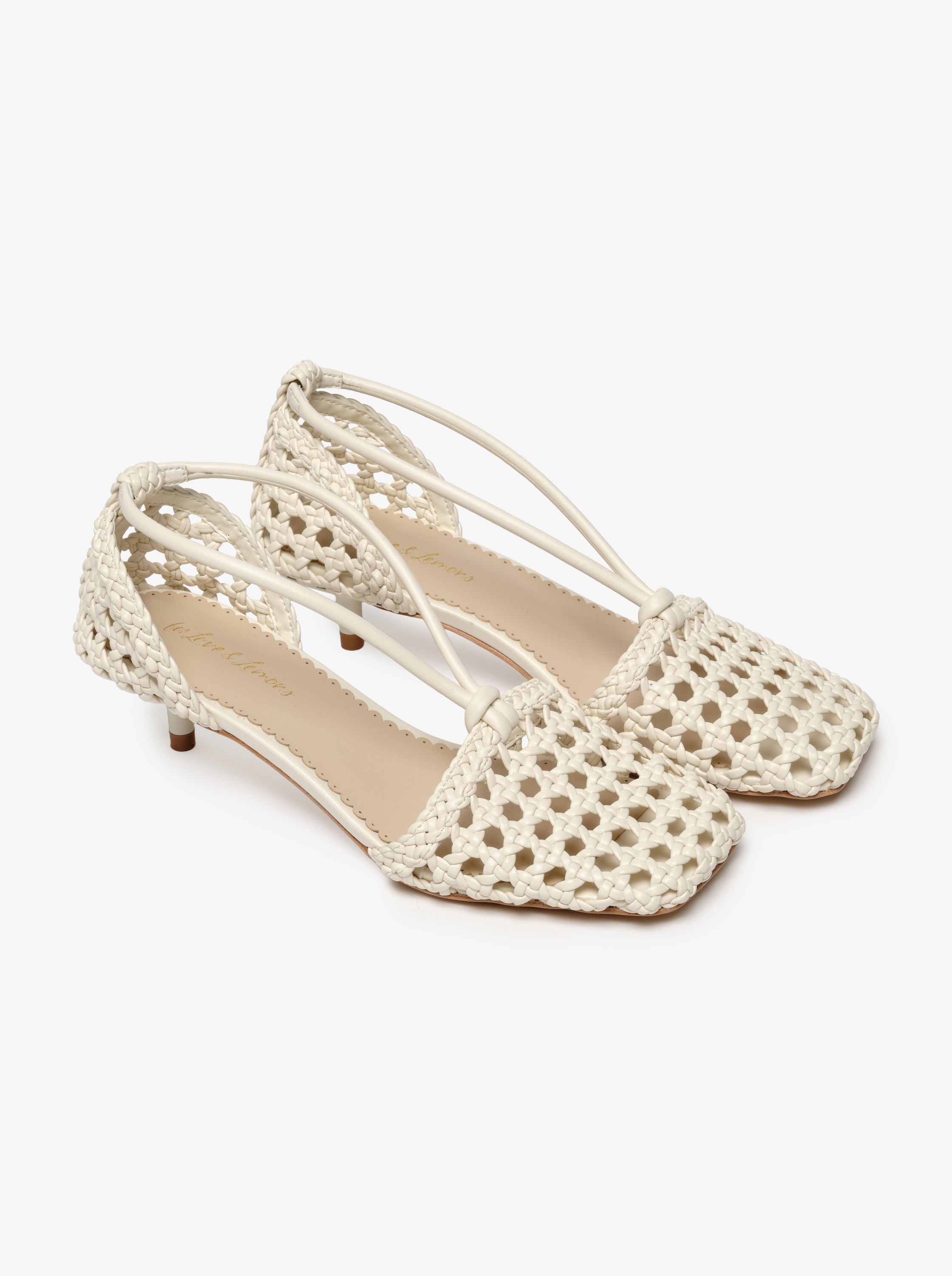 Marley Woven Heel &amp;mdash; Cream