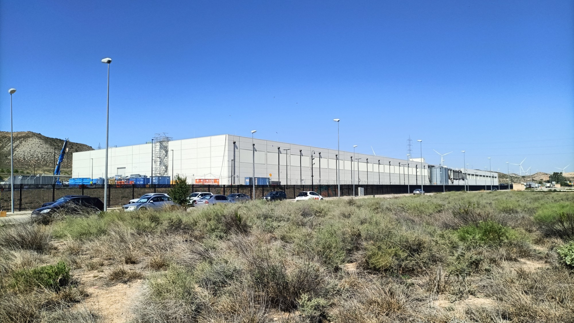 An Amazon data center in El Burgo de Ebro, Aragon, Spain.