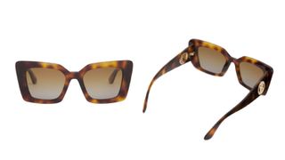 2 images of Tortoiseshell Acetate Burberry Sunglasses
