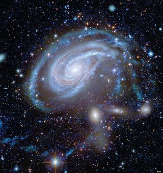 Interacting Galaxies NGC 772
