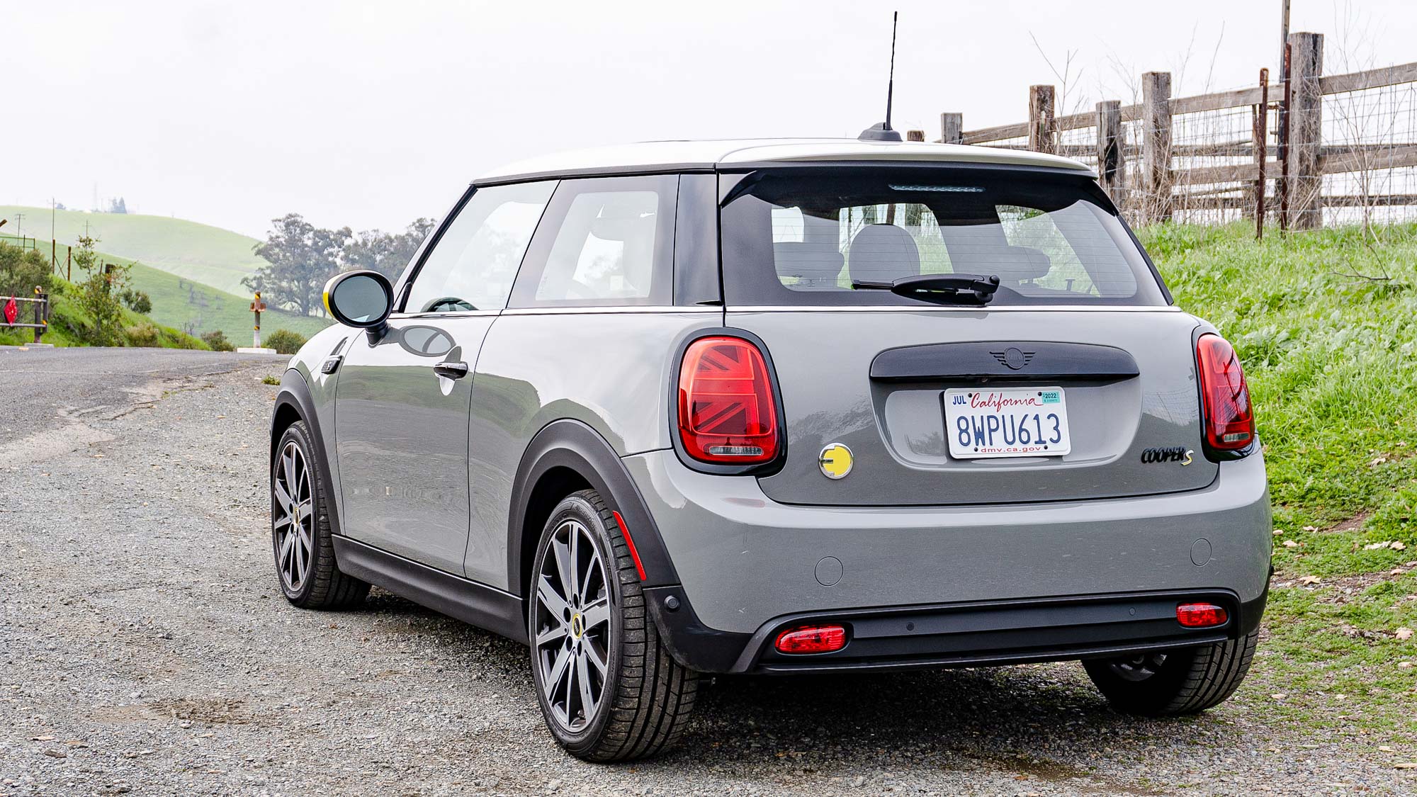 Rear view of Mini SE