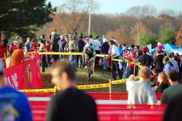 Massive crowds came to see Tim Johnson and co fight it out in the Mercer Cup.
