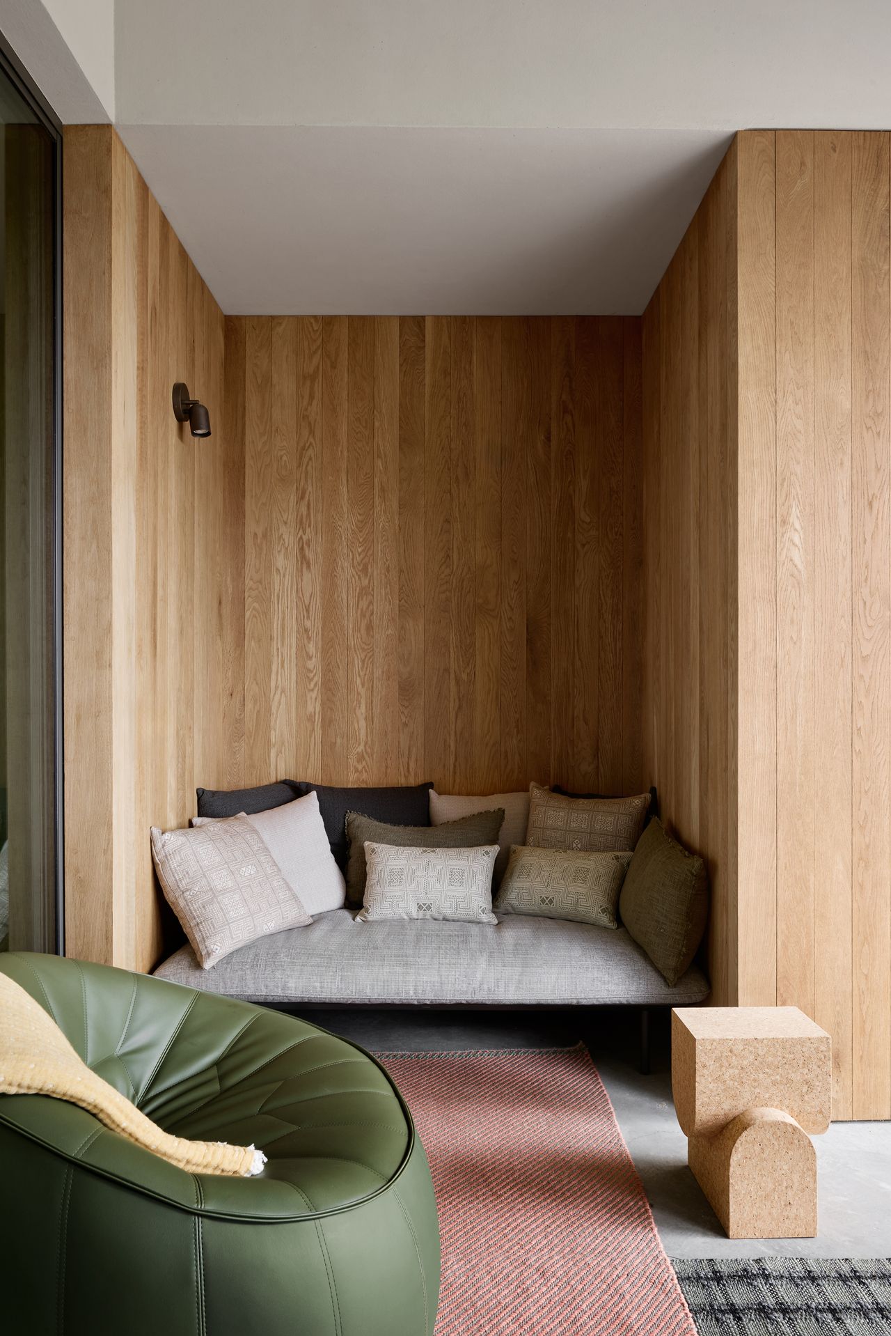 tranquil interiors of Catskills home