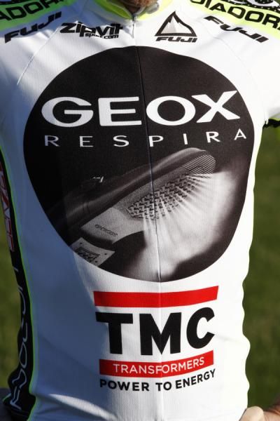 Geox - TMC 2011 - The team jersey on display