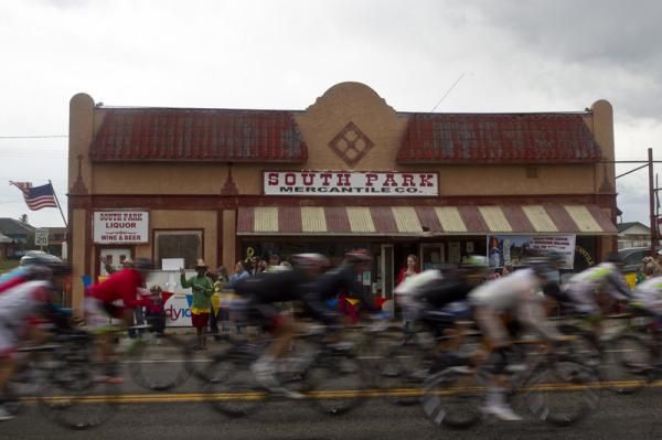 No word if Cartman, Kyle, Stan and Kenny were roadside during stage 5 of the USA Pro Challenge.