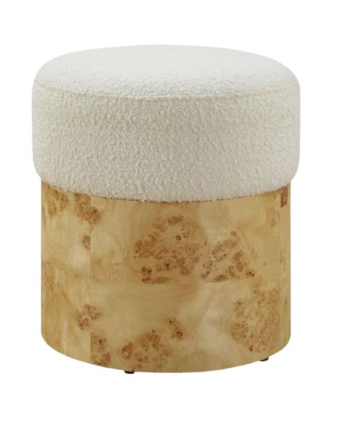 Marisella Burl Boucle Ottoman