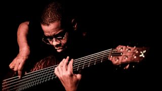 Jazz bassist Anthony Jackson performs at North Sea Jazz festival, The Hague, Netherlands, 10th July1998.