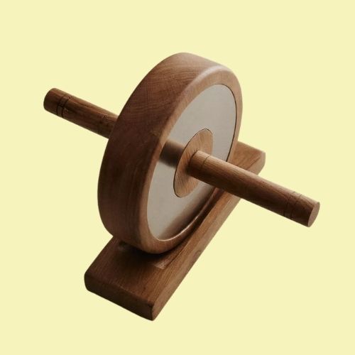 Wooden Training Wheel and Base