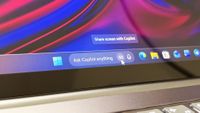 Ask Copilot search box on the Taskbar