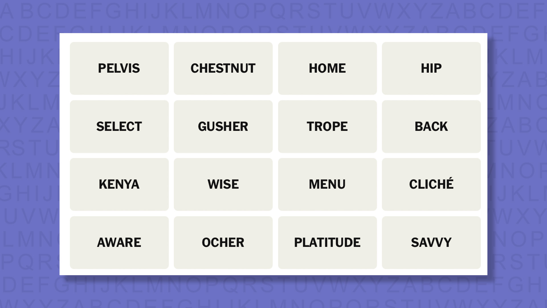 NYT Connections hints for game 870 on a purple background
