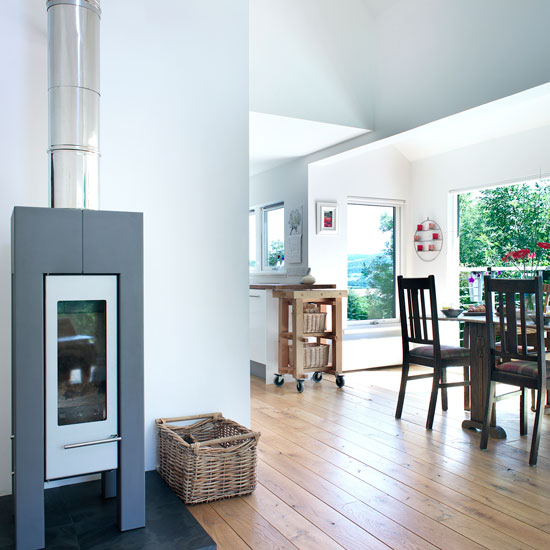living room with chair