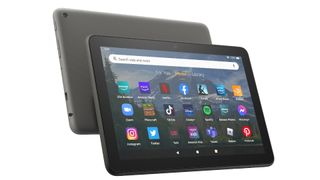 Two Amazon Fire HD 8 Plus tablets