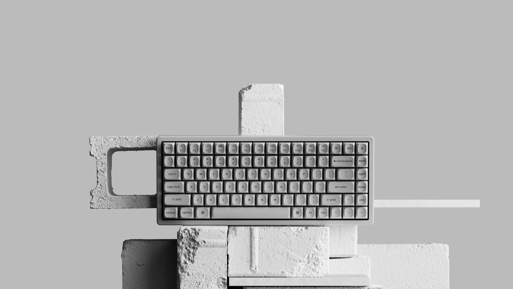 Keychron K2 HE Concrete Edition