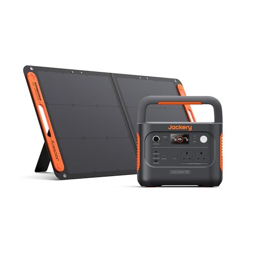 Explorer 1000 V2+ 100w Portable Power Station and Solar Panel