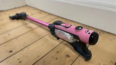 Hetty Quick Cordless Vacuum being tested in my home