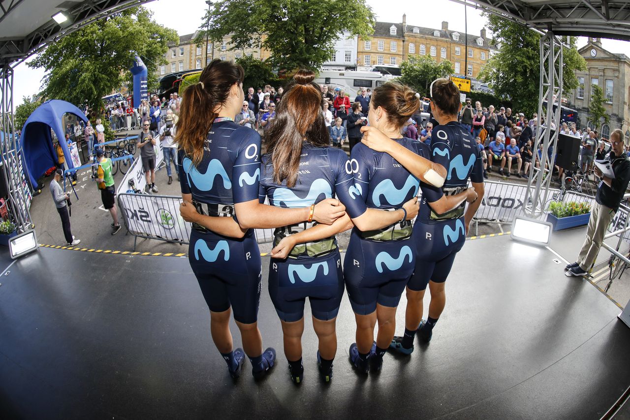 Women's Tour 2022 - 8th Edition - 6nd stage - Chipping Norton - Oxford 142,9 km - 11/06/2022 - Movistar Team - photo Rafa Gomez/SprintCyclingAgency&Acirc;&copy;2022