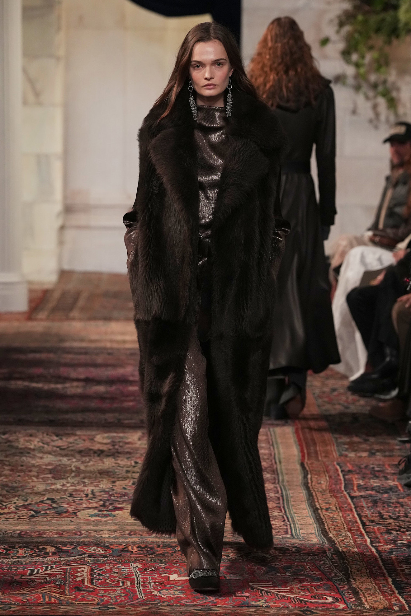 models walk the Ralph Lauren Fall 2026 runway