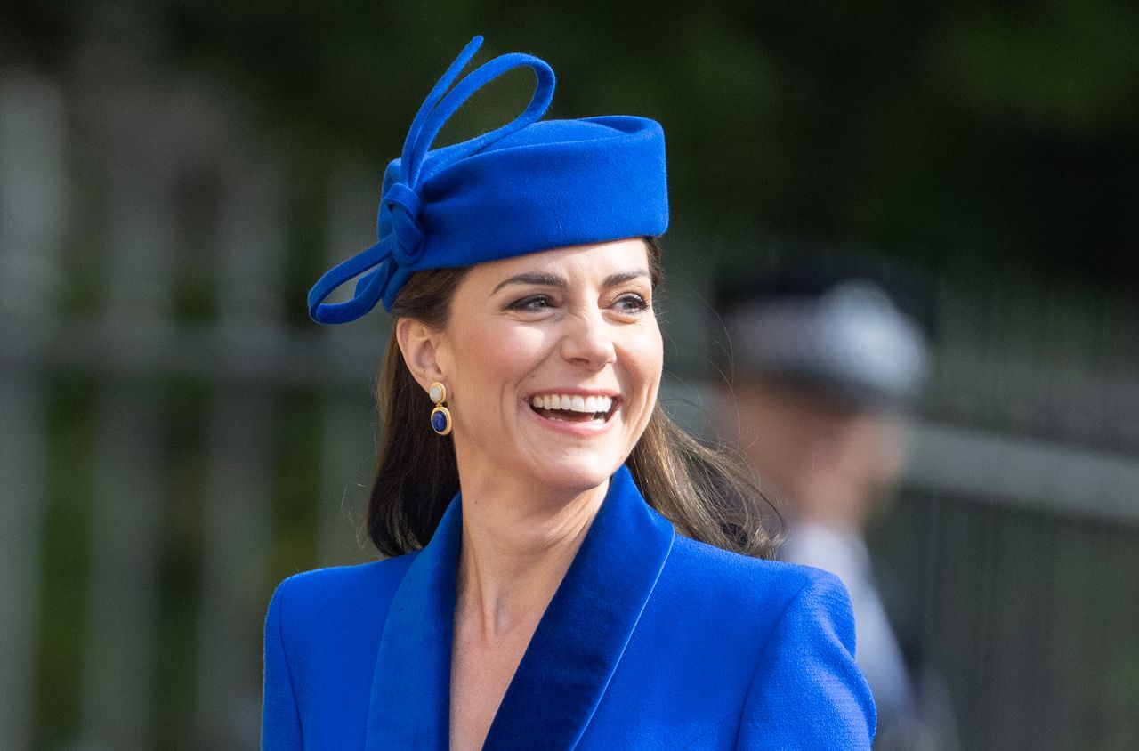 The Princess of Wales attends the Easter Mattins Service at Windsor Castle