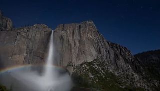 Moonbow over Yosemite Falls