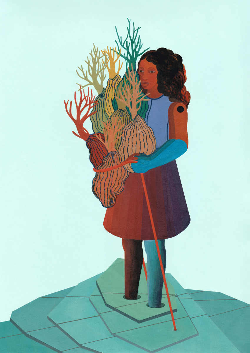 Otobong Nkanga, Social Consequences V: The Harvest 2022, Wim Waumans Collection, Courtesy of the artist