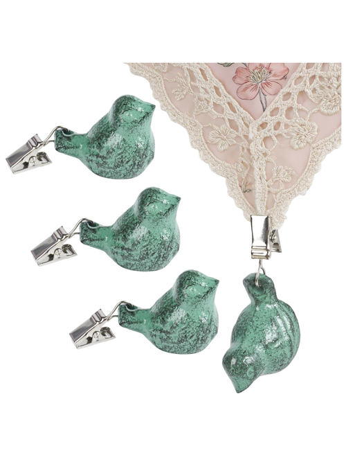 Cast Iron Tablecloth Weights, Set of 4
