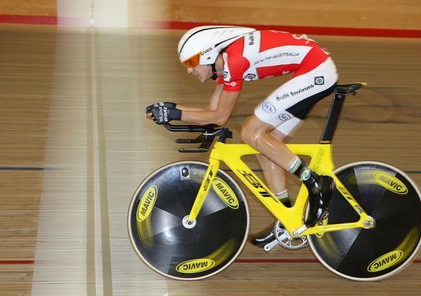 Parker was untouchable in the U19 men's individual pursuit